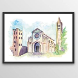 Chiesa San Zeno Verona cornice