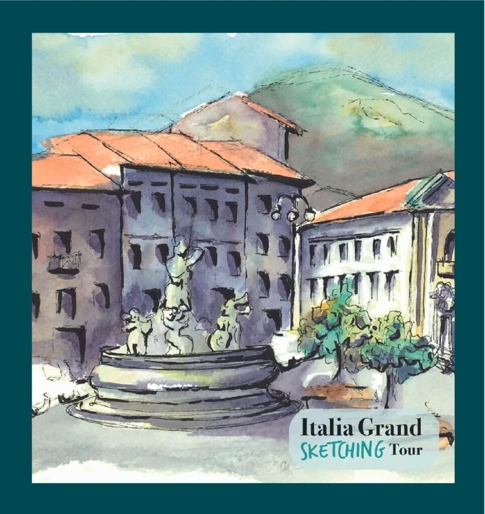 Gorizia Piazza Vittoria e Fontana del Nettuno